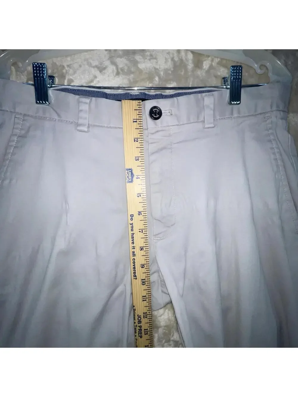 Banana Republic Pants Mens 33x30 Gray Fulton Skinny Chino Stretch Casual Modern